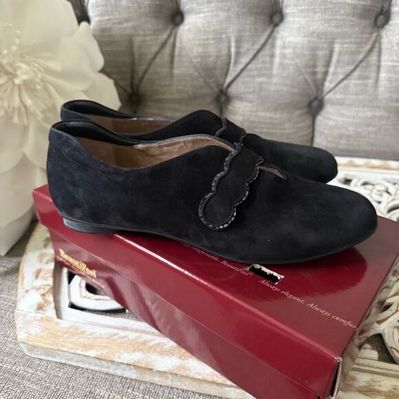 Beautifeel Gwen Black Suede Leather Shoes Women’s 40 US 9 - Picture 3 of 9
